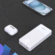 DUDAO Prenosna baterija 20000mAh USB-A K10Pro 2.4A - bela