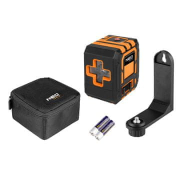 NEO 20M križni laserski merilnik z rdečim ročajem + etui - T N75-142