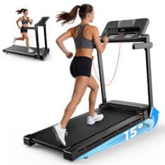 ISCOOTER FORMILL FT54 zložljiva tekalna steza, 3 HP, 14 km/h, 15 % samodejni naklon in aplikacija