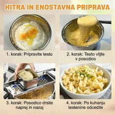 Smania Stiskalnica za špecle iz nerjavečega jekla SpaetzlePro
