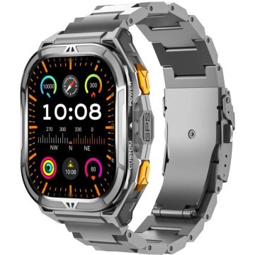 ARMODD Titan GPS Srebrni kovinski trak