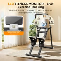 ISCOOTER FORMILL QK-7906 zložljivi steper z nastavljivim ročajem in LCD-zaslonom