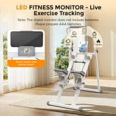 ISCOOTER FORMILL QK-7906 zložljivi steper z nastavljivim ročajem in LCD-zaslonom