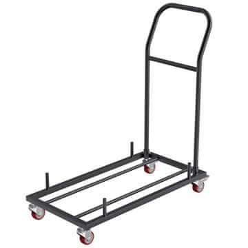 VEVOR Voziček za zložljive stole 1000x510x1090 mm Črn