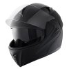 VEVOR Motoristična čelada Unmasked 34.5x27.9x25.5 cm Črna