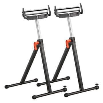 VEVOR Stojalo za valjčke nastavljive višine 68.6x109.2 cm zložljivo 2-delni jeklo