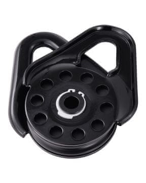 VEVOR Vlečni blok 220x165x40 mm Črn