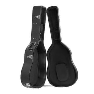VEVOR Trdo ohišje za kitaro 110x45x16 cm črno