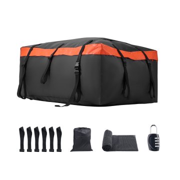 VEVOR Torba za prtljažnik na strehi avtomobila 125x93x56 cm Črna