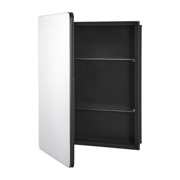 VEVOR Medicinska omarica 61x12.6x76.2 cm, ogledalo, nastavljive police