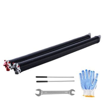 VEVOR Vzmet za torzijo garažnih vrat 5.94x50.8x787 mm črna