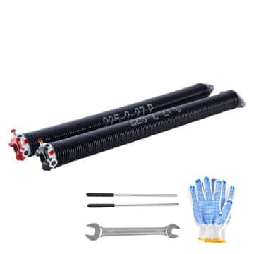 VEVOR Vzmet za torzijo garažnih vrat 5.72x50.8x68.6 cm črna