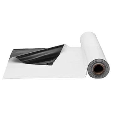 VEVOR Plastična folija zvitek 3.05x30.48 m črno-bela