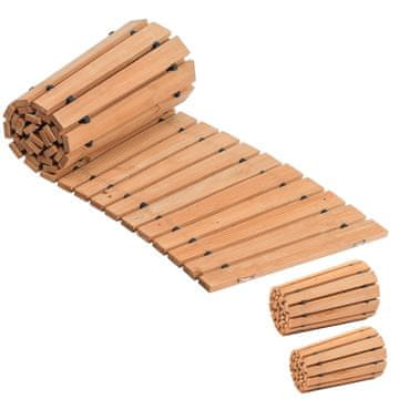 VEVOR Vrtna pot ukrivljena, zvitna, 215.9x43.2 cm, rjava