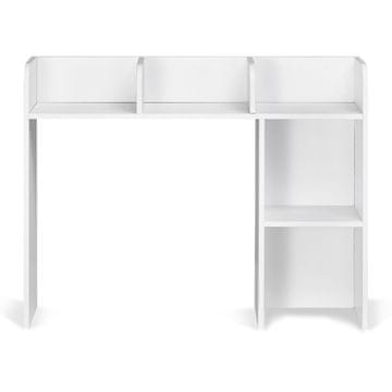 VEVOR Namizni knjižni regal 94.5x24.1x73.4 cm, bel