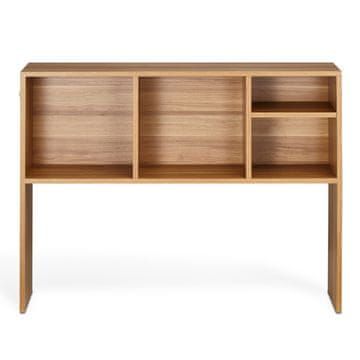 VEVOR Namizni knjižni regal 94x24x73 cm, barva lesa