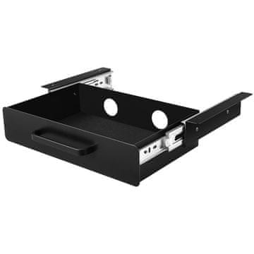 VEVOR Pod mizo izvlečni predal, 38.5x23x7.6 cm, črn