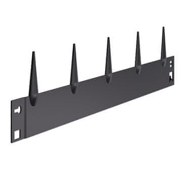 VEVOR Robnik za vrt 5 kosov 990x156x1.5 mm črn