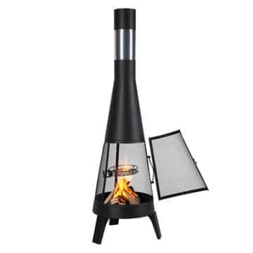 VEVOR Chimineja stožčasta 50.8x149.5 cm črna