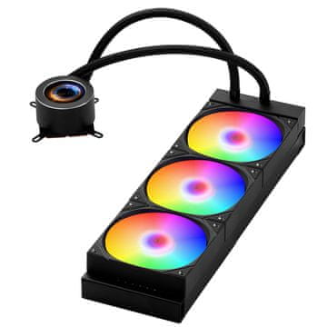 VEVOR CPU tekoče hlajenje 402x120x56 mm črno