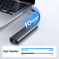 Ugreen USB-C razširitvena postaja, 6-v-1 (45000)