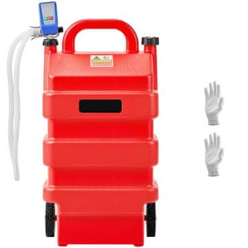 VEVOR Transportni voziček za gorivo 470x320x920 mm Rdeč