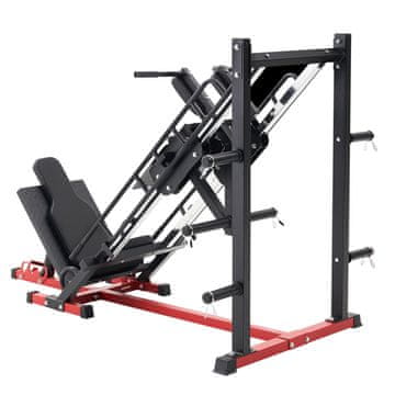 VEVOR Stroj za leg press in hack squat, nastavljiv, 2154x1474x1230 mm, črne barve