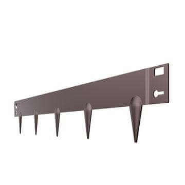 VEVOR Robnik za vrt 5 kosov 990x156x1.5 mm rjav