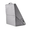 Vzglavnik za posteljo, nastavljiv, ortopedski, 56x30x23.5 cm, siva