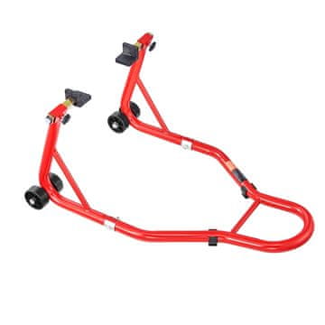 VEVOR Stojalo za zadnje kolo motorja 770x540x350 mm rdeče