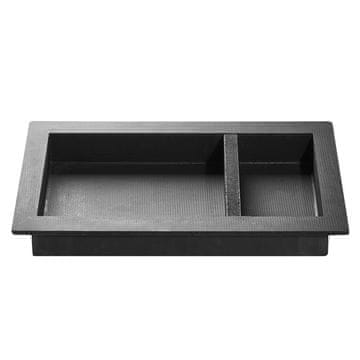 VEVOR Niche za prho 40.6x71.1x10.2 cm črna
