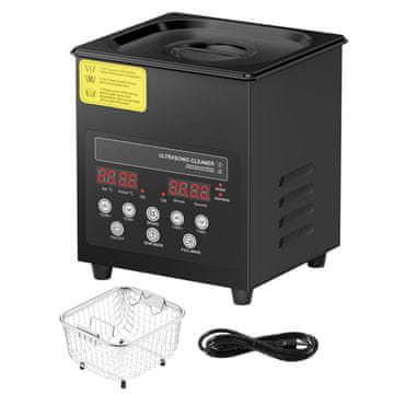 VEVOR Ultrazvočni čistilec KZ-F2 17.7x16.5x22 cm 2L