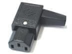 PremiumCord IEC 320 C13 10A pravokotni priključek