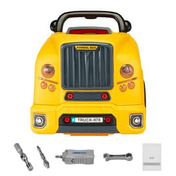 VEVOR Igrača motor komplet 60 kosov 330x330x370 mm rumena
