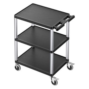 VEVOR Utility voziček JYS3 69.5x46x82.5 cm črn