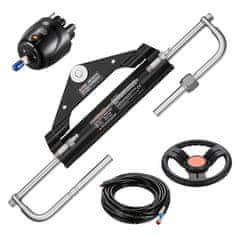 VEVOR Hidravlični komplet za krmiljenje zunanjega motorja 150HP 550x145x60 mm za morsko plovilo
