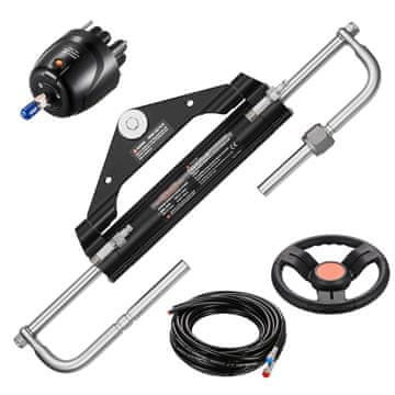 VEVOR Hidravlični komplet za krmiljenje zunanjega motorja 150HP 550x145x60 mm za morsko plovilo