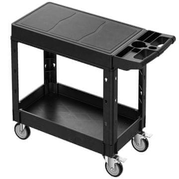 VEVOR Utility voziček JYUP2 101.5x45x85 cm Črn