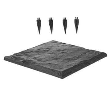 VEVOR Vrtni tlakovci 39.5x39.5x2.6 cm sivi