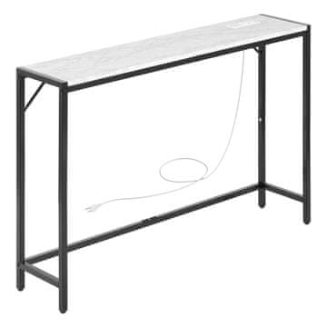 VEVOR Konsolna miza 110x23.9x74.2 cm Črna
