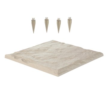 VEVOR Vrtni tlakovci 39.5x39.5x2.6 cm bež