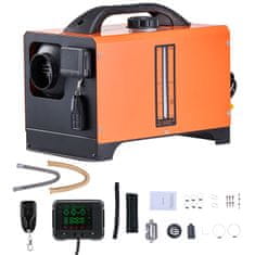 VEVOR Dieselski zračni grelec 8KW 12-24V 41x25.5x31.5 cm oranžen