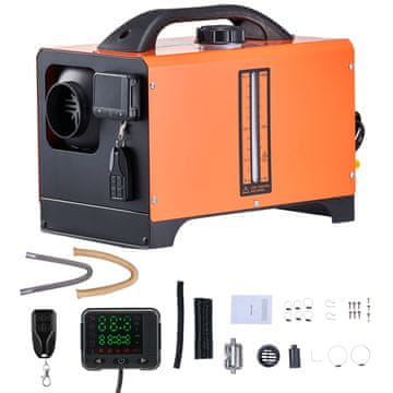 VEVOR Dieselski zračni grelec 8KW 12-24V 41x25.5x31.5 cm oranžen
