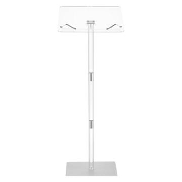 VEVOR Stojalo za oder 110x31 cm prozorno