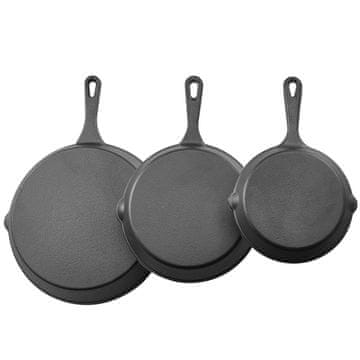 VEVOR Set ponv 3-delni 160x220x265 mm Črna