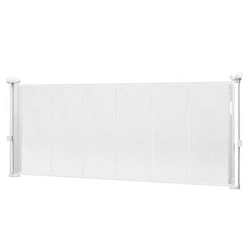 VEVOR Otroška vrata zložljiva 87x180 cm bela