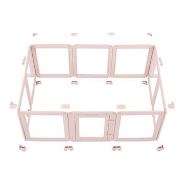 VEVOR Kletka za psičke 154x100x60 cm prozorna notranja