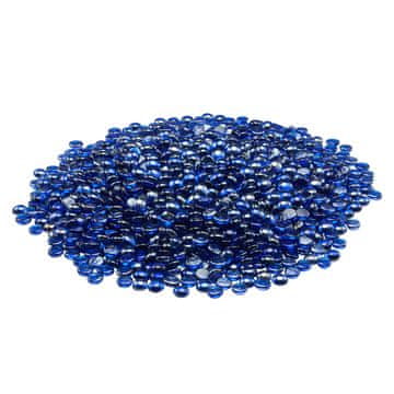 VEVOR Steklene kroglice za ogenj 19.05 mm 4.5 kg kobaltno modre barve