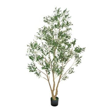 VEVOR Umetno oljčno drevo 1240x900x2440 mm zeleno