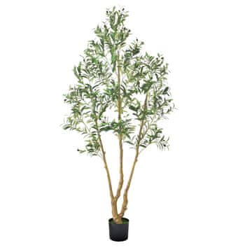 VEVOR Umetna oljka 90x107x215 cm zelena